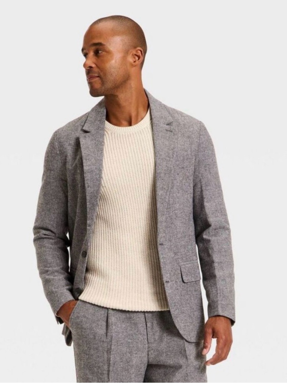 Goodfellow & Co Men’s Gray Tweed Sport Coat Blazer XXL NWT